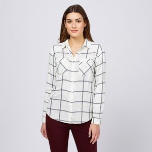 Tribal Burgandy Pants Sz 6 & Dex Shirt Outfit Small Burgandy Black White Plaid